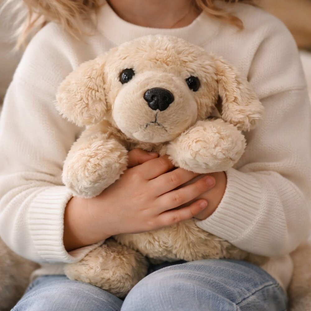 The Puppet Company Labrador Plush Dog Yellow Lab Stuffed Animal Soft Toy Puppy